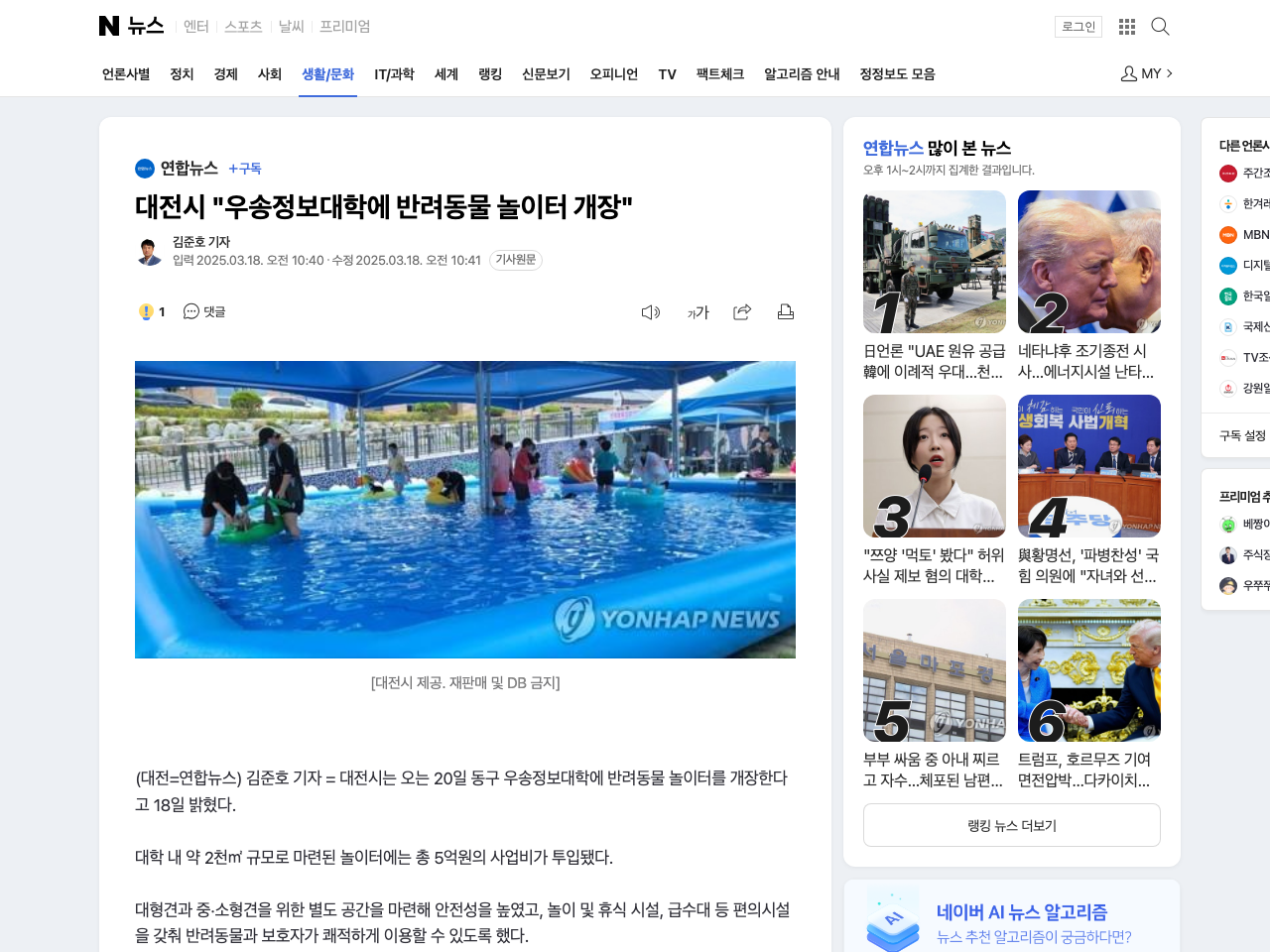 대전시가 22억 쏟아붓는 반려동물 천국 프로젝트, 진짜 효과 있을까?